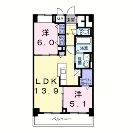 KUNIOの物件間取画像